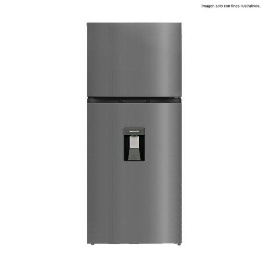 Refrigeradora RF-18IN80SD 18pc Top Mount inverter color gris con dispensador