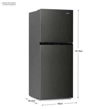 Refrigeradora 11pc RF-1181B Sankey color negro Top Mount