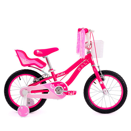 Bicicleta 16” Infantil Rali BELLA-16-R-4 color rosa