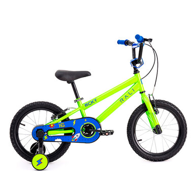 Bicicleta 16” Infantil BMX Rali RCKY-16-V-4 color verde