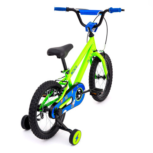 Bicicleta 16” Infantil BMX Rali RCKY-16-V-4 color verde