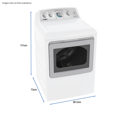 Secadora eléctrica 24kg SME47N8MSBBT0 GE 4 niveles de temperatura 4 ciclos de secado 220V