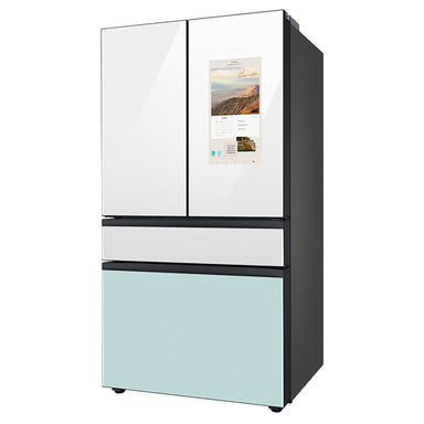 SAMSUNG BESPOKE FAMILY HUB PUERTAS FRANCESAS DOBLES, 29 CFT, DISPENSADOR INTERIOR  JARRA AUTOMÁTICA, HIELO AUTOMÁTICO, DOBLE REFRIGERACIÓN, AZUL MAÑANA BLANCO LIMPIO RF29BB8900JMAP