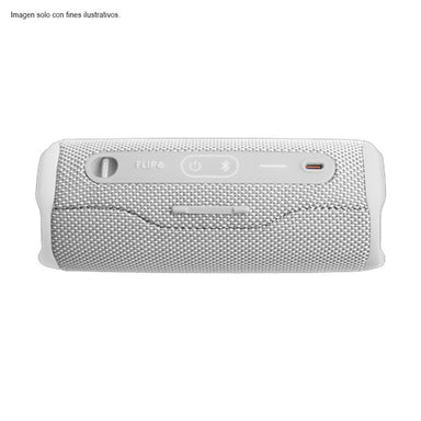 Bocina portátil JBL Flip 6 color blanca