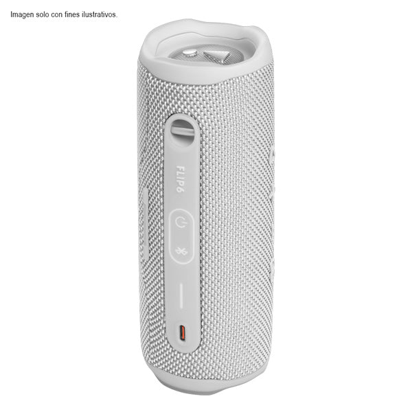 Bocina portátil JBL Flip 6 color blanca