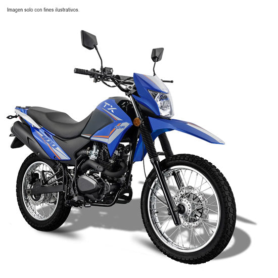 Moto MO-M-TX200 200CC Keeway en color azul