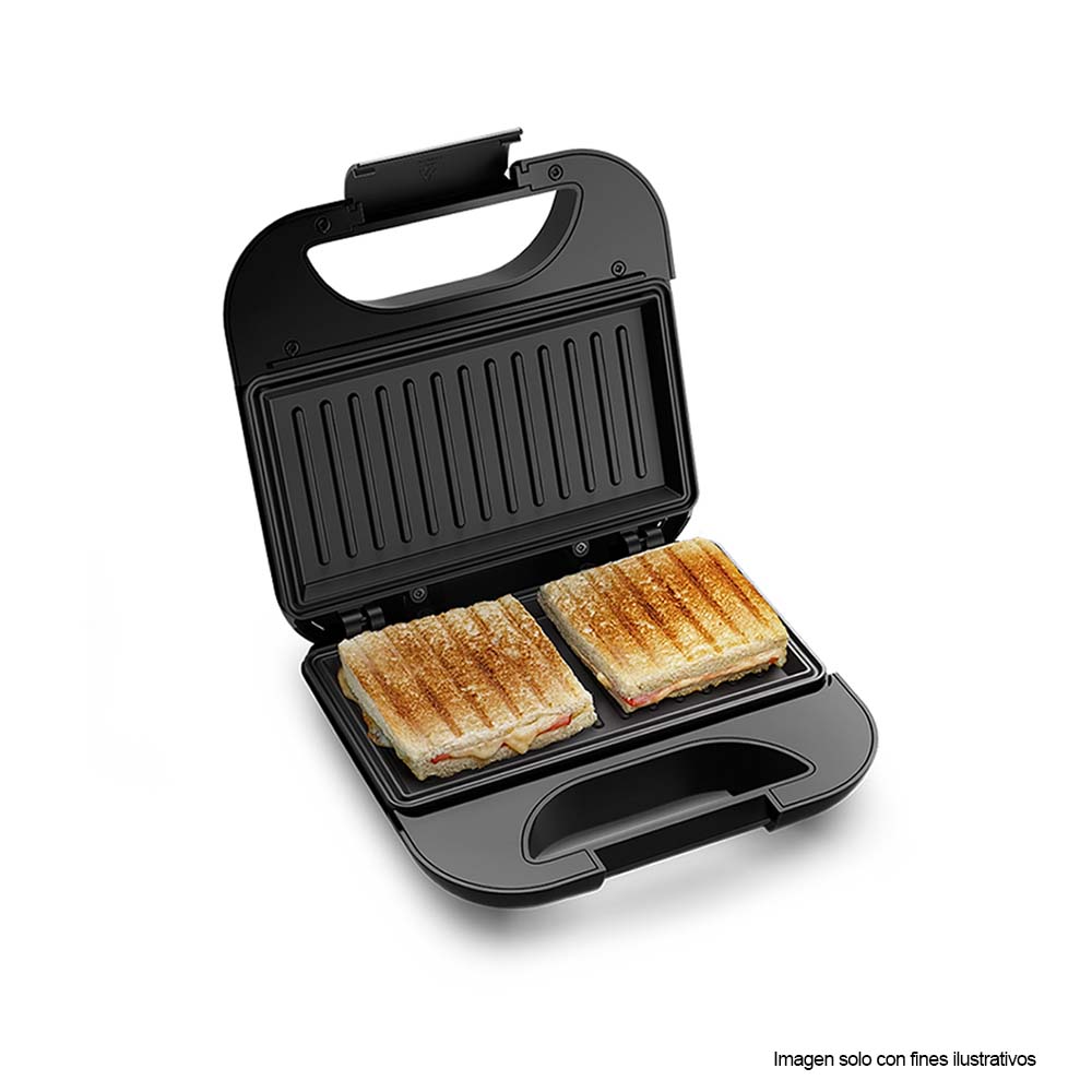 Sandwichera FSG20 Frigidaire acabado acero inoxidable, 2 placas calefactoras antiadherentes