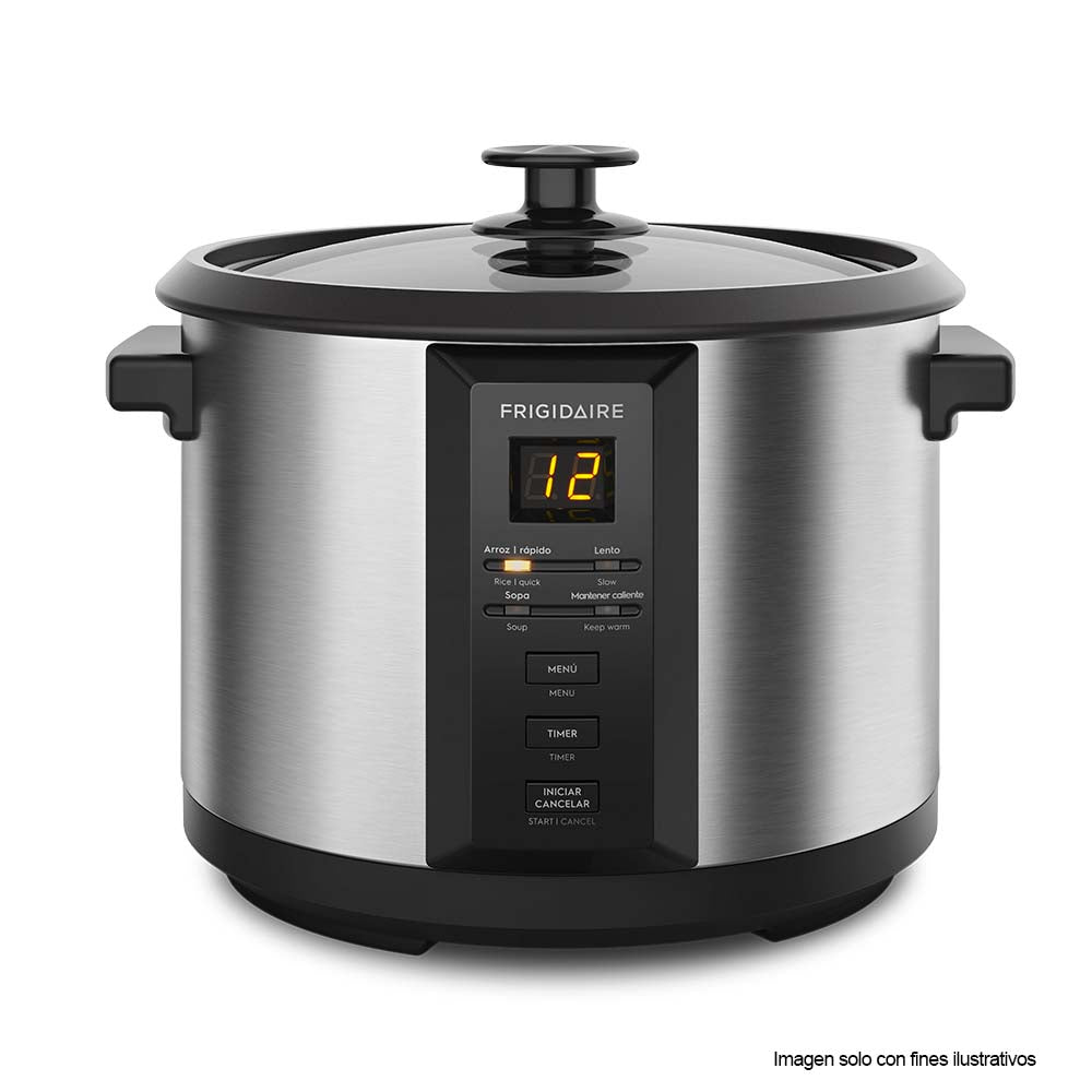 Olla arrocera FEC20 Frigidaire 11 tazas, con temporizador, display digital