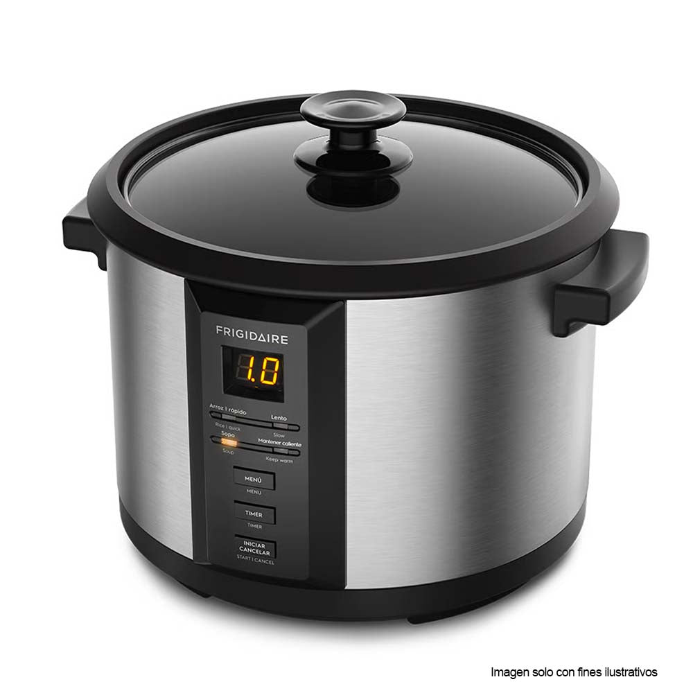 Olla arrocera FEC20 Frigidaire 11 tazas, con temporizador, display digital