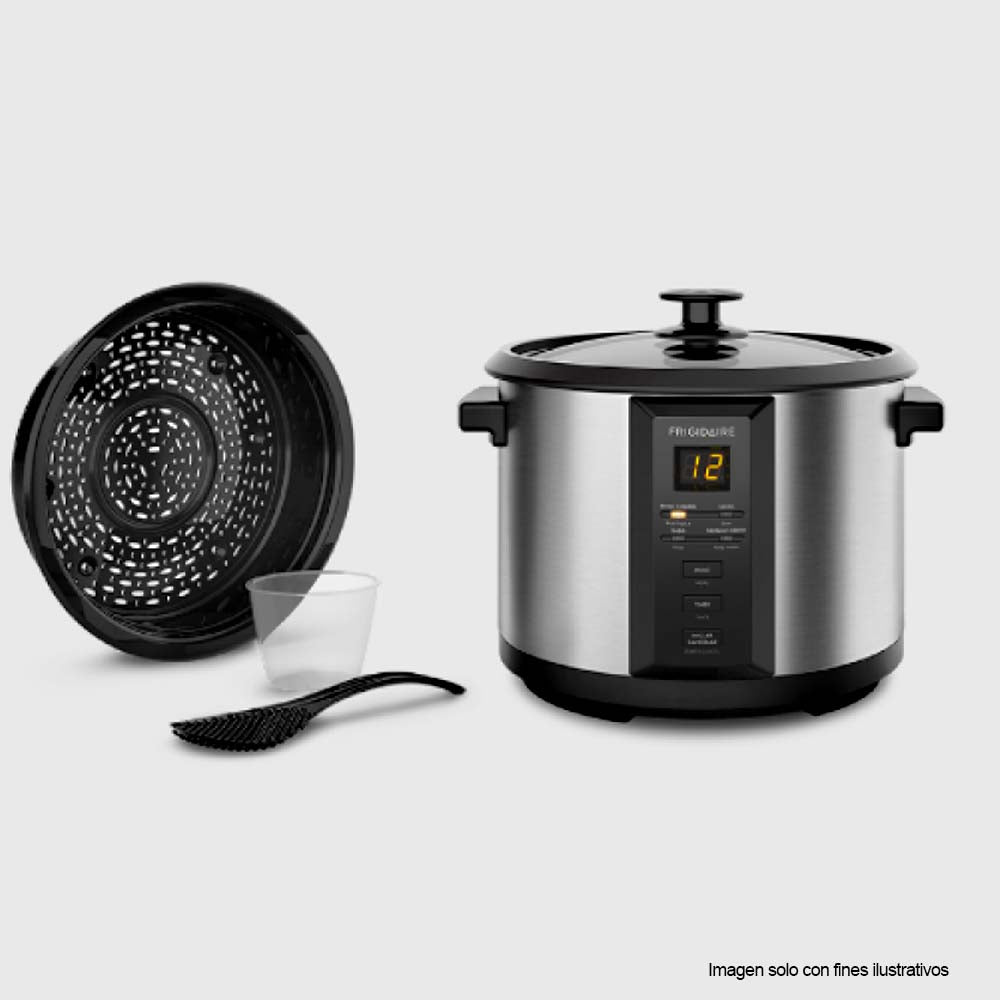 Olla arrocera FEC20 Frigidaire 11 tazas, con temporizador, display digital