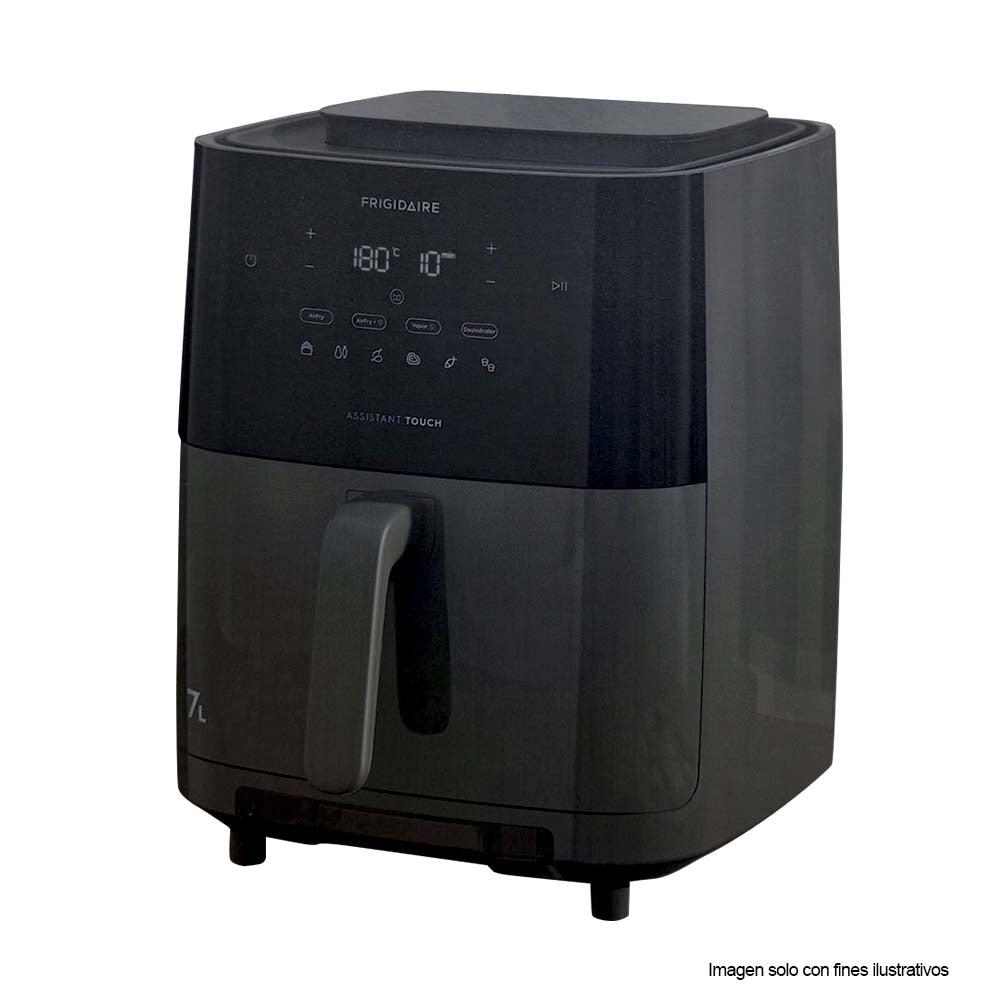 FRIGIDAIRE  FREIDORA DE AIRE + ASADOR+HORNEADO DIGITAL 1700W PROGRAMAS, 80 A 200°C FAF90