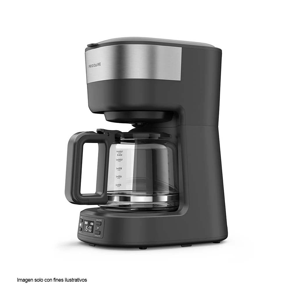 cafetera FCM25 1.2 liitros Frigidaire, filtro permanente