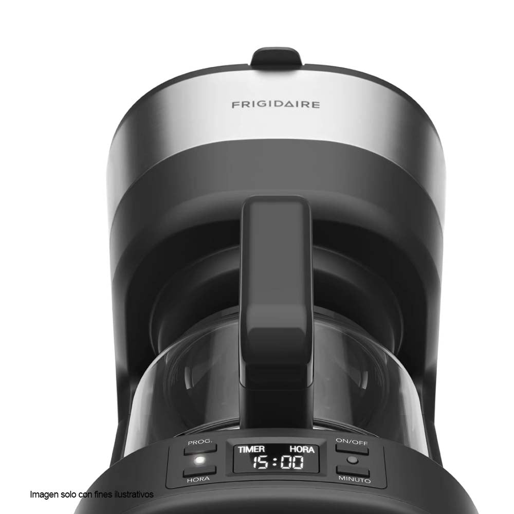 cafetera FCM25 1.2 liitros Frigidaire, filtro permanente