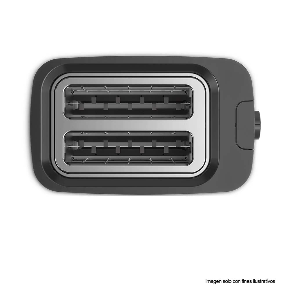 Tostadora de 2 panes FTS25 Frigidaire, 7 niveles de potencia, acero inoxidable