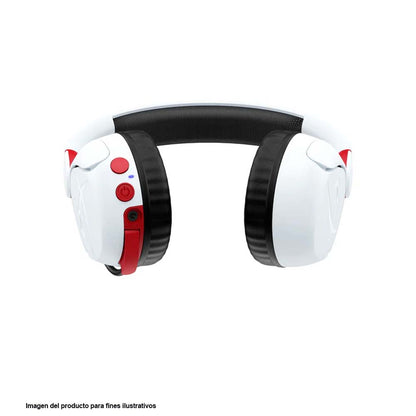 Auriculares inalámbricos HYPERX CLOUD MINI KIDS WIRELESS color blanco
