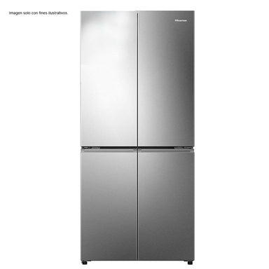 Refrigeradora 4 puertas 17pc RQ171BV5A CROSS Hisense inverter máquina de hielo automática en el congelador, diseño Pure Flat, triple zona, ny fresh choice