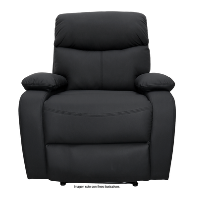 Sillón reclinable 857-GISELLEN, color tono negro