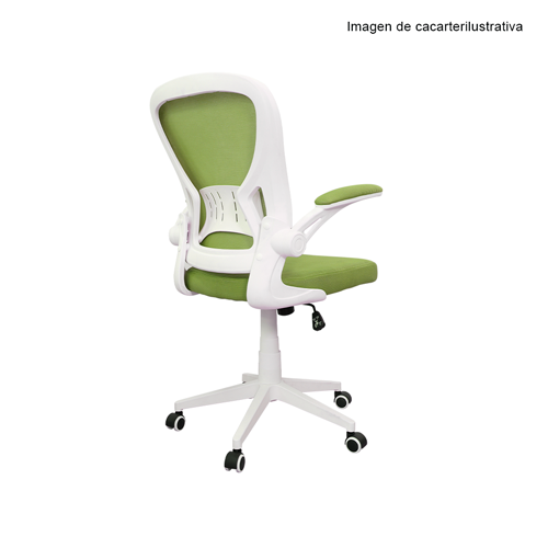 Silla de oficina 853-5043M1V color en tono verde limón