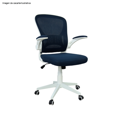 Silla de oficina 853-5043M1AO color en tono azul