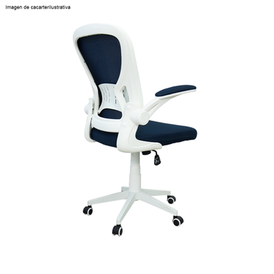 Silla de oficina 853-5043M1AO color en tono azul