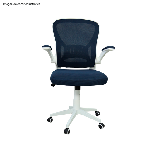 Silla de oficina 853-5043M1AO color en tono azul