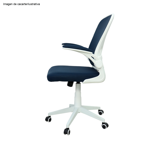 Silla de oficina 853-5043M1AO color en tono azul