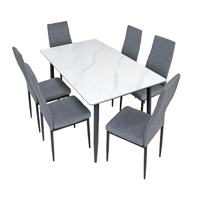 Juego de comedor de 7 piezas 850-MATISBG