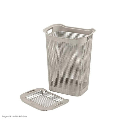 Cesta para ropa 11784-XP Rimax Linum Taupe color beige