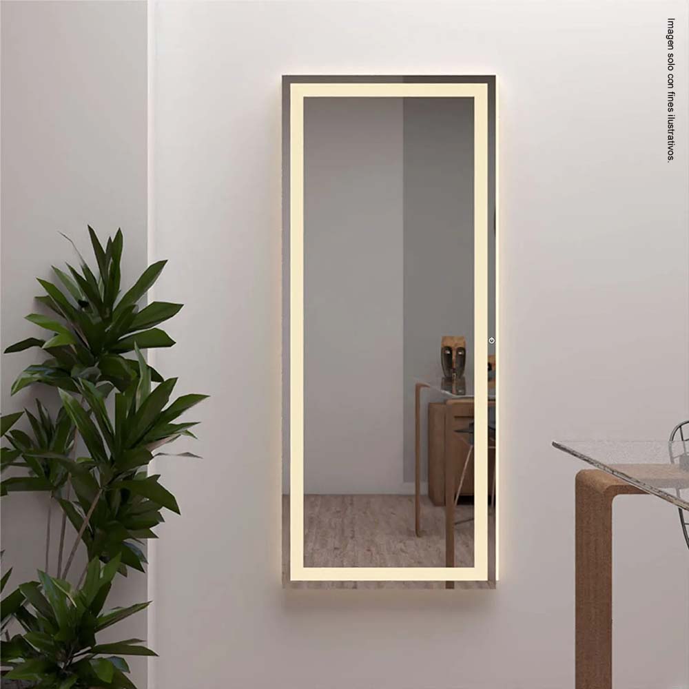 Espejo rectangular Tavira LED + Touch ET40104LT