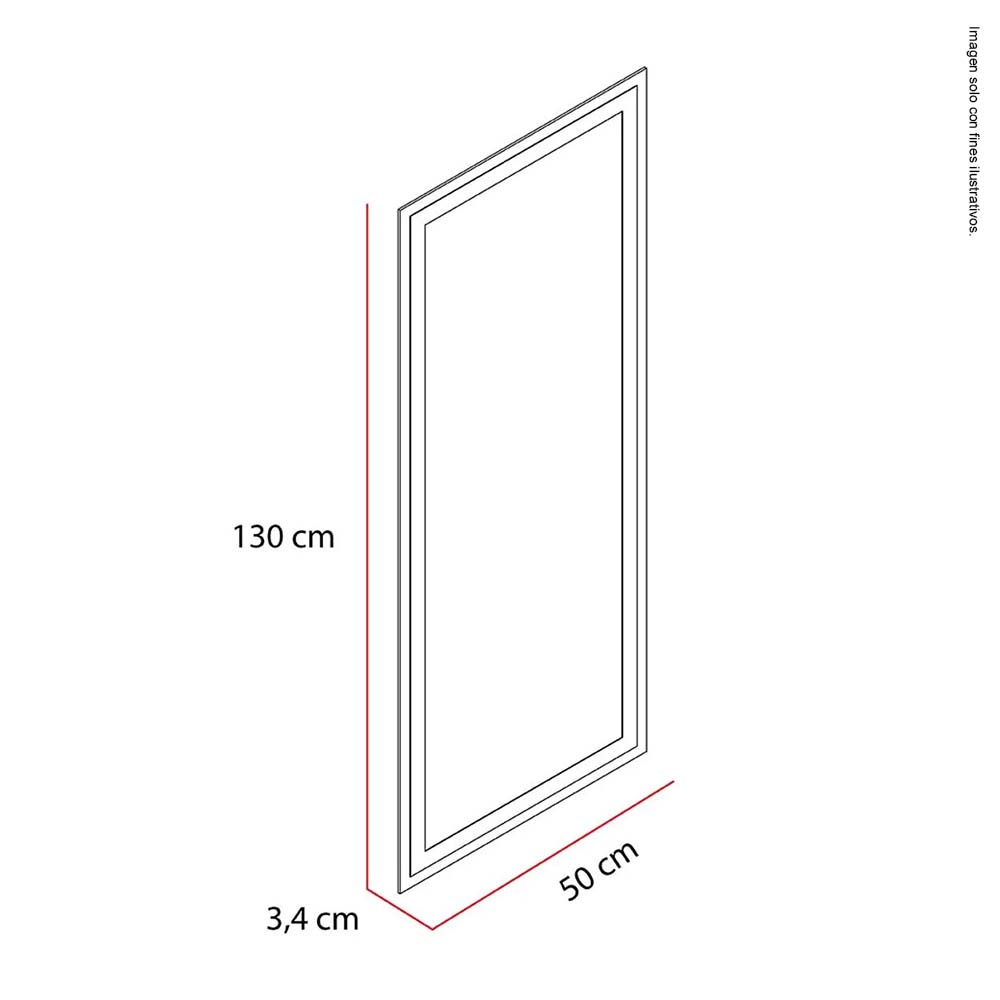 Espejo rectangular Tavira LED + Touch ET40104LT