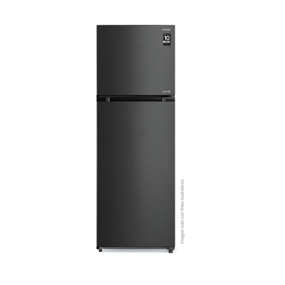 Refrigeradora Inverter RF-NV224LSS 8.33pc RF-NV224LSS Mystic No Frost, color gris nublado, iluminación LED, control electrónico de temperatura
