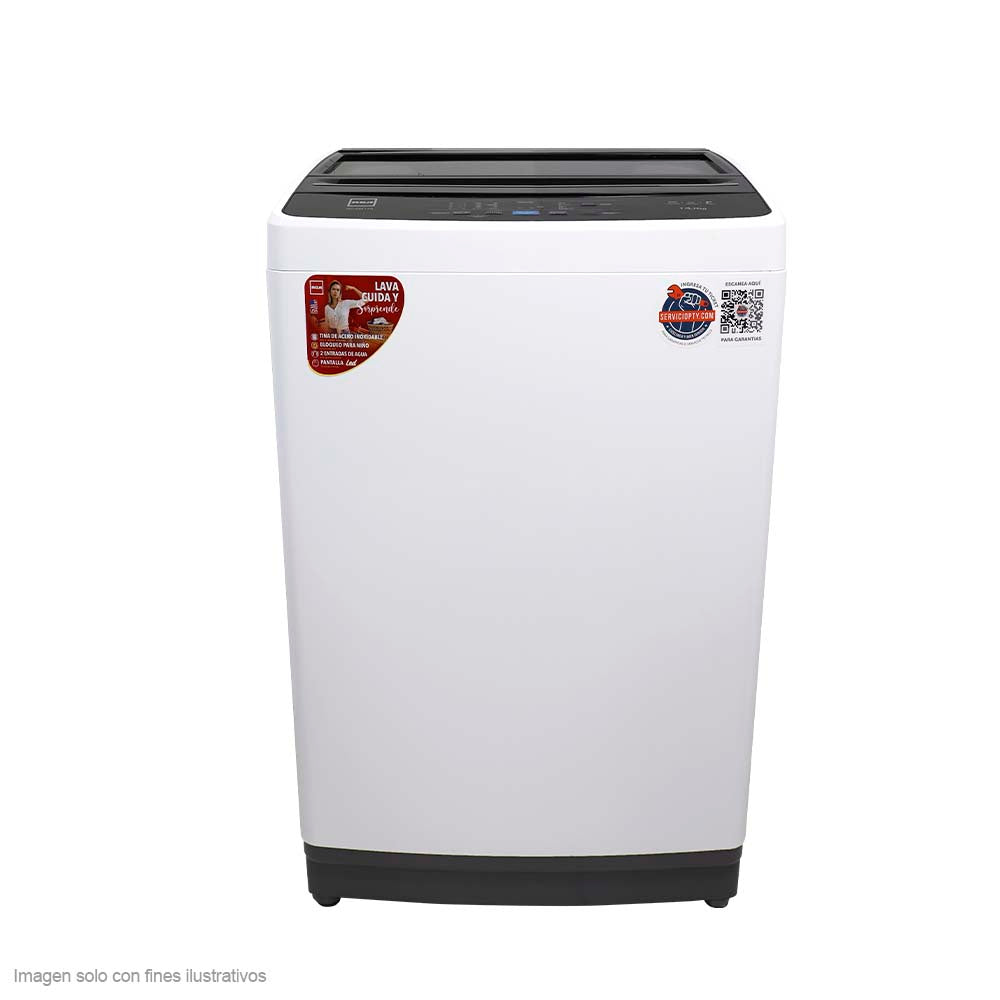 Lavadora automática 14 kg RCAW140 RCA carga superior panel de control digital