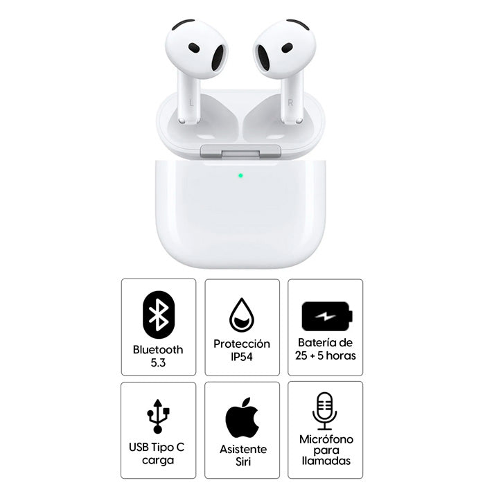 Audífonos Airpods 4 Apple