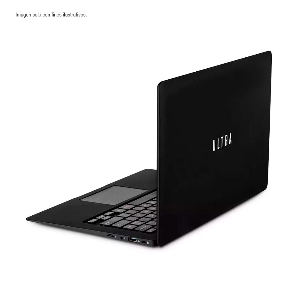 Laptop UB240 Multilaser pantalla 14.1 pulgadas Celeron N4020 4GB 120GB SSD windows11 color negro