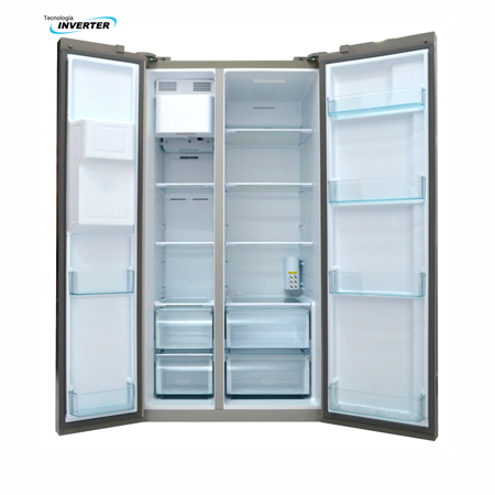 Refrigeradora 20pc Side by Side RF208ICSS  Sankey  puerta aspecto de acero inoxidable