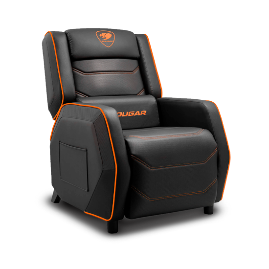 Sofá Gaming CGR-RGS Cougar color negro/naranja