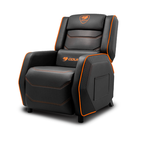 Sofá Gaming CGR-RGS Cougar color negro/naranja