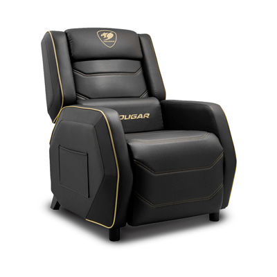 Sofá Gaming CGR-RGS-GLB Cougar Royal color negro/amarillo