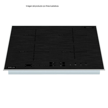 Estufa MUNICH 60 empotrable Drija inducción color gris oscuro control táctil