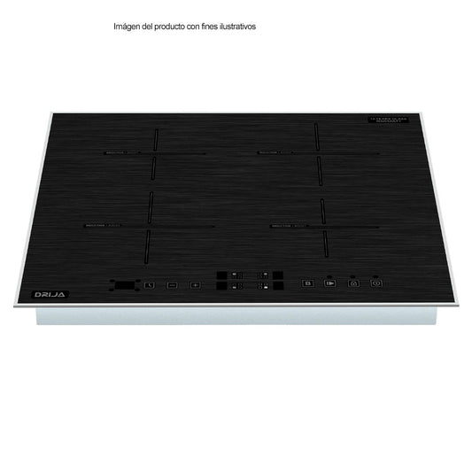 Estufa MUNICH 60 empotrable Drija inducción color gris oscuro control táctil