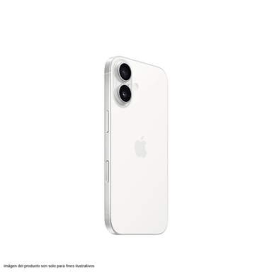 Iphone 16 Apple MYEF3BE/A color blanco de 256GB