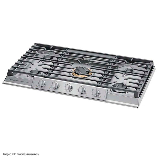 Estufa a gas 36" PCCG3680AS profesional Frigidaire 5 quemadores