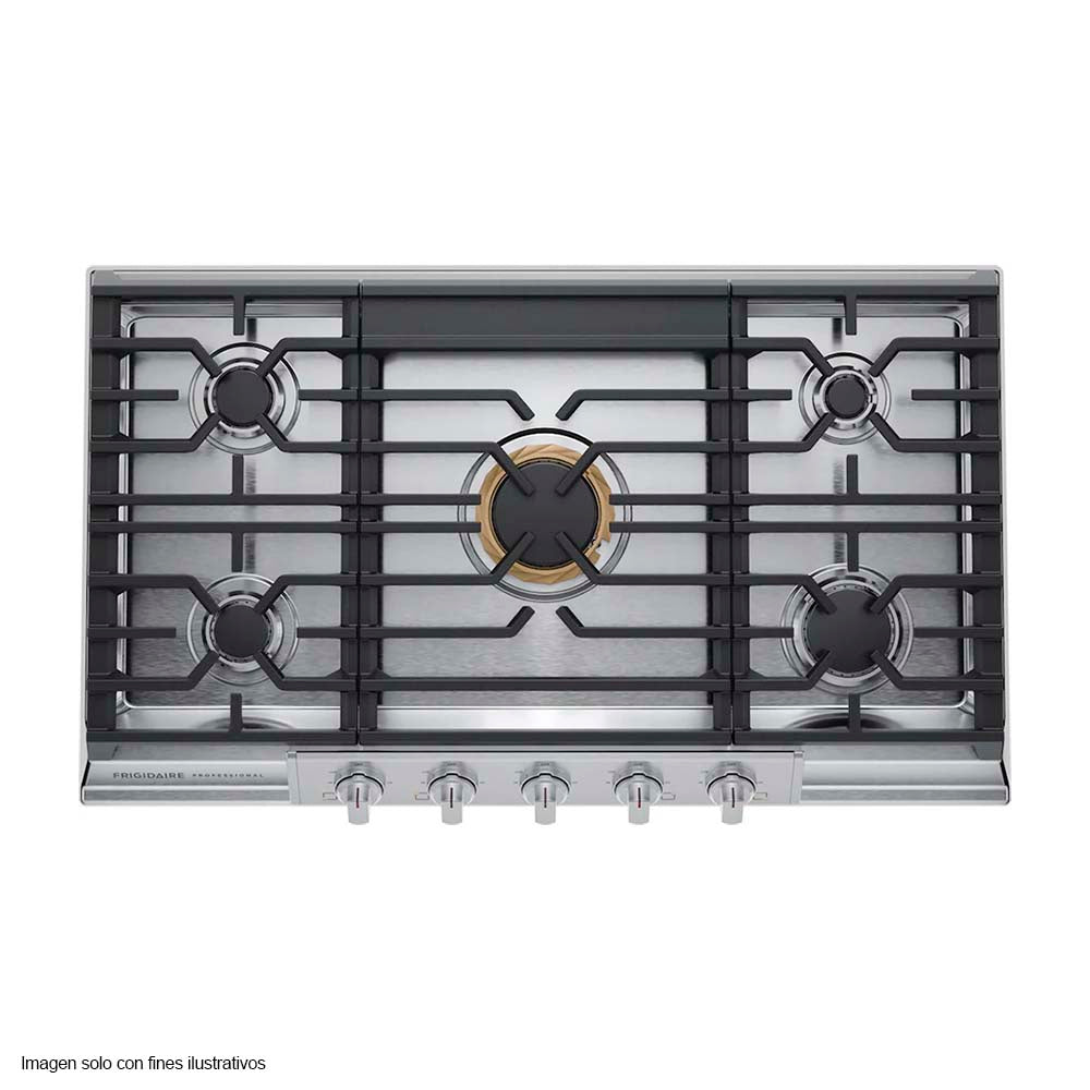 Estufa a gas 36" PCCG3680AS profesional Frigidaire 5 quemadores