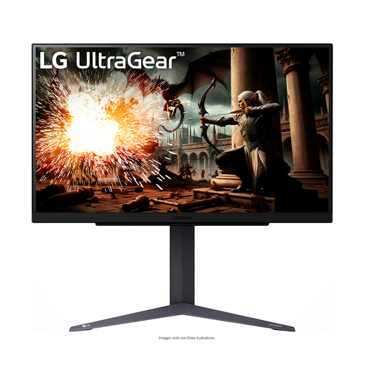 Monitor QHD Gaming 27" modelo 27GS75Q, ULTRAGEAR 200Hz, 1MS G-SYNC, compatible IPS LG