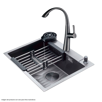 Fregador BOLONIA 84 Drija  de acero inoxidable 84cm