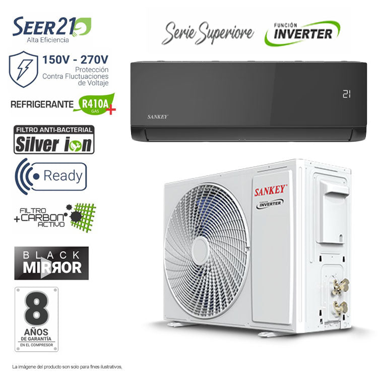 Aire acondicionado 18000 BTU ES18INVW7M Sankey Inverter WiFi