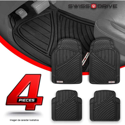 Set de alfombras RAPID-3 Swiss Drive color negro