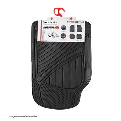 Set de alfombras RAPID-3 Swiss Drive color negro