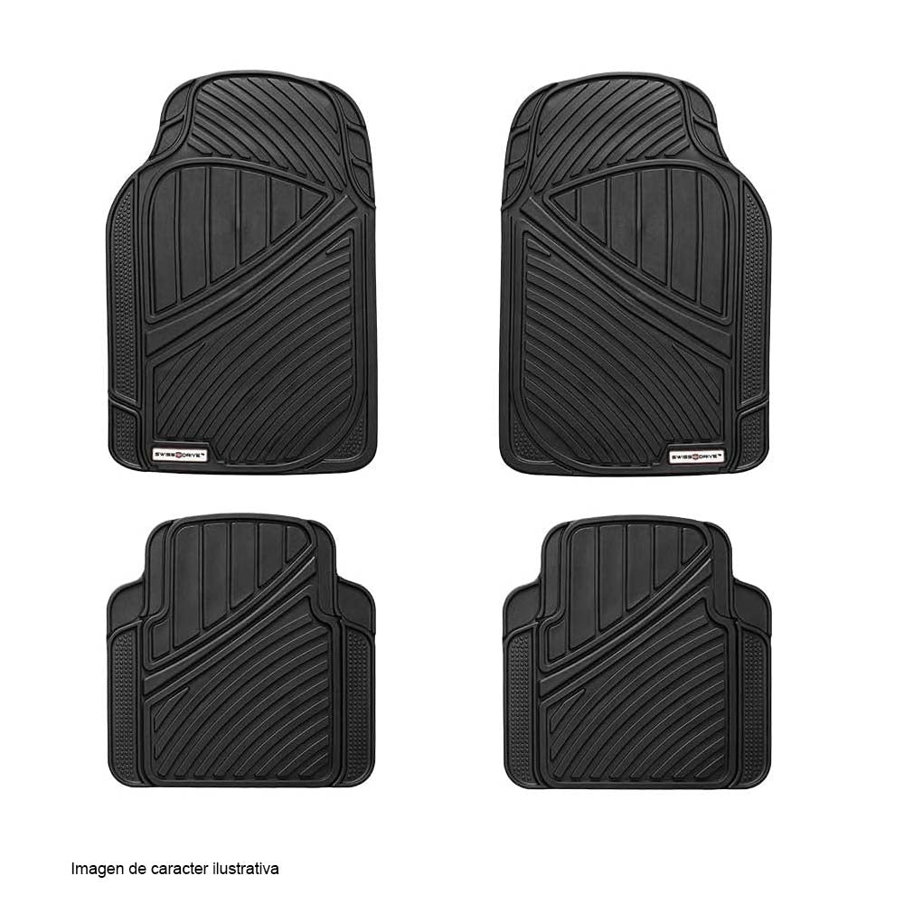 Set de alfombras RAPID-3 Swiss Drive color negro