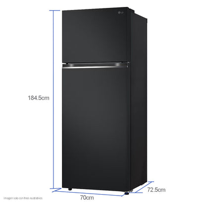 Refrigeradora 17pc VT48BPMK LG, multi air flow + smart inverter, color negro